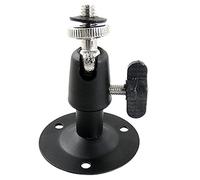 sourcing map Vigilancia Ajustable CCTV DVR Soporte De Cámara Metal Soporte Negro