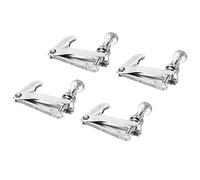 sourcing map Violín Afinador Violín Cuerda Ajustador Afinador Plata para 4/4, 3/4 Violín, Paquete de 4