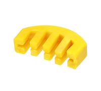 sourcing map Violín Práctica Mudo Violín Silencio Goma Violín Mudo Amarillo para Violín 4/4 Violín Volumen Control