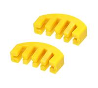 sourcing map Violín Práctica Mudo Violín Silencio Goma Violín Mudo Amarillo para Violín 4/4 Violín Volumen Control, Paquete de 2