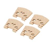 sourcing map Violín Puente Arce Madera Violín Piezas para 1/8 Violín, Paquete de 4