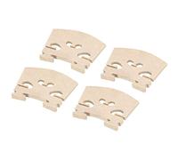 sourcing map Violín Puente Arce Madera Violín Piezas para 3/4 Violín, Paquete de 4