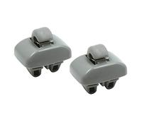 sourcing map Visera para Sol Gris Clip de Gancho Soporte de retención de suspensión para a6 c5 1999-2005 2pcs
