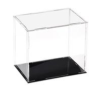 sourcing map Vitrina de acrílico transparente con protección contra el polvo, caja de exhibición coleccionable, 15 x 10 x 15 cm