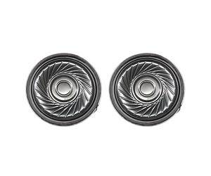 Sourcingmap 0.5W 16 Ohm Micro altavoz interno imán altavoz altavoz altavoz altavoz altavoz 36 mm de diámetro 2 piezas