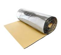 sourcingmap 1㎡ 10mm 100x100cm Aislante Térmico Acústico Lámina Aislamiento Insonorizante Forro Papel Adhesivo de Espesor Espuma Insonorización Coche