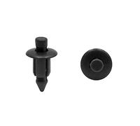 sourcingmap 20Pcs 6x11x20mm Vehículo Grapas Plástico Negro Clips de Paneles de Puertas Sujeción Set