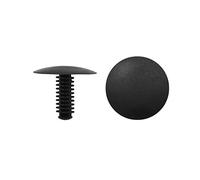 sourcingmap 20Pzas Sujetador De Remache De Plástico A Presión paragolpes Parachoques Coche Coche Negro Colocar Clips De 5mm X 4mm De Diámetro De Orificio