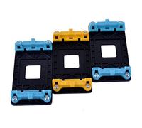 Sourcingmap 3pcs de plástico del Ventilador de la CPU Soporte Soporte Base Azul Amarillas para AM2 AM2 + AM3 AM3 + FM1
