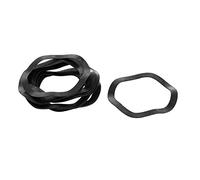 Sourcingmap - ® 40 mm interior diámetro 50 mm de diámetro exterior, 0,5 mm de grosor de acero al carbono compresión tipo Wave Arandela 10 Piezas