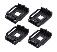 Sourcingmap 4pcs del Ventilador de la CPU de plástico Soporte Base Enchufe Negros para AMD AM2 AM3 AM3 + AM2 +