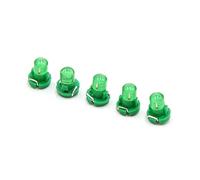 Sourcingmap 5 bombillas LED de 12 V verde T3 para salpicadero de coche, para interior
