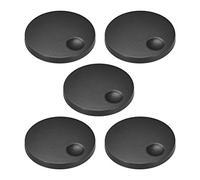 Sourcingmap - 5 perillas de control de potenciómetro para interruptores de código de codificador, acrílico, tono de volumen, color negro, tipo D, 6 mm