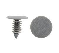 sourcingmap 50 Pcs Plástico Gris Remaches Anticipos Coche Puerta Defensa Clips Clips Para Auto