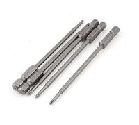 sourcingmap 5pcs puntas de Destornillador magnético 100mm Varilla hexagonal de 1/4"" de PH de 2,5 mm1 de Cruceta