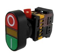 Sourcingmap a12041600ux0444 - On-off start stop pulsador w indicador luminoso interruptor momentáneo potencia rojo verde