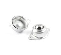 Sourcingmap a13123100ux0150-2 unidades de 4 mm tornillo de montaje de bola de metal de transferencia de tono de unidad de la plata