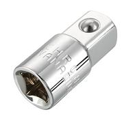 sourcingmap Adaptador de enchufe de 3/8 pulgadas (F) x 1/2 pulgadas (M) hembra a macho, Cr-V