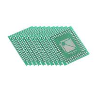 Sourcingmap - Adaptador TQFP (32-100PIN) 0.5 / TQFP (32-64PIN) 0.8 a Dip - Adaptador PCB para Montaje en Superficie, 10 Unidades