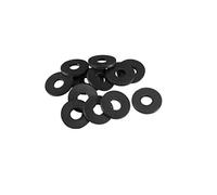 sourcingmap Arandelas planas de goma de 16 mm OD 6 mm ID 1,5 mm de espesor para manguera de agua de tubería de grifo, paquete de 10