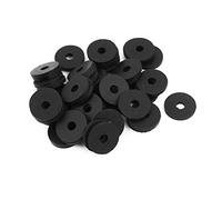 sourcingmap Arandelas planas de goma de 18 mm de diámetro exterior, 5 mm de diámetro interior, 2 mm de grosor para manguera de agua, paquete de 50