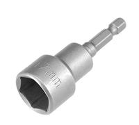 Sourcingmap - Broca hexagonal de cambio rápido de 1/4 pulgadas, vástago hexagonal de 17 mm de longitud, métrico