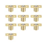 Sourcingmap - Cajón para puerta de armario de 9,5 mm de diámetro de la bola de latón, 10 juegos
