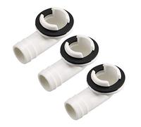 Sourcingmap - Conector de manguera de drenaje para aire acondicionado para unidades de minidivisión y piezas de unidad de aire acondicionado de ventana 22.5mm,3Pcs