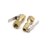 Sourcingmap - Juego de 12 mm manguera neumático de coche vehículo inflar aire válvula conector adaptador