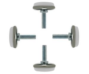 Sourcingmap - M6 x 20 x 30 tornillo en muebles Glide nivelación pies protector suelo ajustable nivelador calzos niveladores para silla de mesa piernas 4 unidades