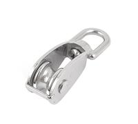 sourcingmap® polea rueda polea bloquear 0,075 ton. Cuerdas de 8mm a 20mm solo polipasto de cable giratorio
