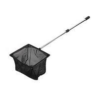 Sourcingmap - Red de Aterrizaje para Acuario, Mango telescópico, Forma Cuadrada, 25 cm de diámetro