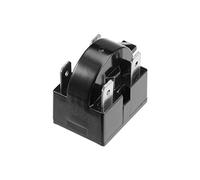 Sourcingmap - Relé de arranque de refrigerador de 22 ohmios, 4 pines, pieza de repuesto para compresor, color negro