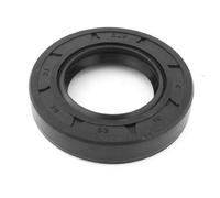 Sourcingmap Sello de aceite, TC 30 mm x 52 mm x 10 mm, cubierta de goma de nitrilo de doble labio con resorte para eje mecánico de eje de motor, negro, paquete de 1