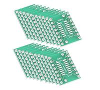 Sourcingmap SSOP 16PIN 0.65/Sop 16PIN 1.27 a Dip Adaptador PCB Board SMD Convertidor 20pcs