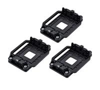 Sourcingmap Ventilador de la CPU AMD plástico del Soporte del sostenedor bajo 3pcs Negros para AM2 AM3 AM3 + AM2 +