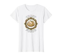 Sourdough Bread Baker Crust Funds Funny Baking Design Camiseta gráfica económica, Mujer, Blanco, L