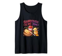 Sourdough Is My Jam Funny Baking for Women Bakers Moms Camiseta sin Mangas