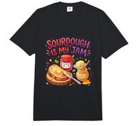 Sourdough Is My Jam Funny Baking for Women Bakers Moms Comfort Colors Adult Heavyweight T-Shirt