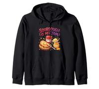 Sourdough Is My Jam Funny Baking for Women Bakers Moms Sudadera con Capucha