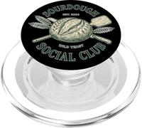 Sourdough Social Club Panadería Levadura Salvaje Divertido Diseño de Hornear PopSockets PopGrip para MagSafe