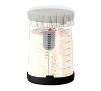 Sourdough Starter Jar - Large Capacity Bread Culture Proofing Vessel | Wide Mouth Fermentation Glass Container, Glass Sourdough Bread Fermentation Jar for Home Dorm Apartment Restaurant Store Kitchen