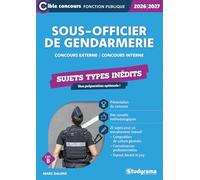 Sous-officier de gendarmerie: Sujets types inédits
