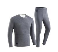 sous Ropa térmica para hombre con suéter y pantalones calefactores bajo ropa calentada a 30 zonas, conjunto de hombre de invierno cálido en forro polar superior y pantalón térmico conjunto de correr