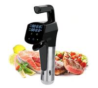 Sous Vide Cooker, circulador eléctrico de inmersión de 1800 W con pantalla LED para cocción de precisión, control de temperatura y tiempo para filetes perfectos