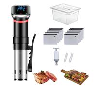 Sous Vide - Kit de circulación de inmersión de 1100 W con bomba extractora, bolsa sellada, clip, cocina de precisión LED para fiestas y vacaciones