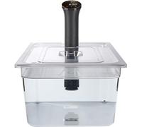 Sous Vide Tools Recipiente de policarbonato de 20 litros, tapa cortada a medida para la olla Anova Nano de Sous Vide, sin BPA, antiadherente, apto para lavavajillas