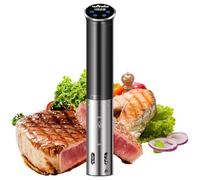 Sous Vide, Wancle Roner 1100W Sous Vide Cooker Control Preciso de la Temperatura, IPX7 Resistente al Agua, Diseño Compacto, Fácil de Usar