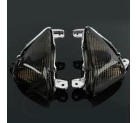 SOUTES Accesorios para indicadores Accesorios De Motocicleta Indicadores Señal Giro Delantero Para Kawasaki Para Ninja ZX10R ZX10 R 2006-2007 ZX6R 2005-2011 2010 2009 2008 2007 2006(Nero)