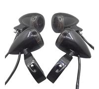 SOUTES Accesorios para indicadores Indicador De Señal Giro Delantero Para Motocicleta, Abrazadera 41MM, Luz Trasera Para Harley, Para Davidson, Para Cafe Racer, 2 Pares